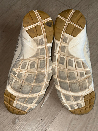 Nike Air Footscape Woven Chukka QS "Hairy Suede" sneakers in the "Flat Gold" colorway size 8