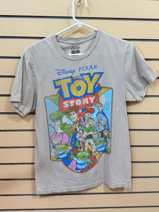 Disney Men's Toy Story Character Short Sleeve Graphic T-Shirt Vintage size small