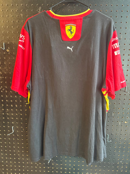PUMA Scuderia Ferrari Special Edition Monza T-Shirt, specifically designed for the 2023 Italian Grand Prix size xl