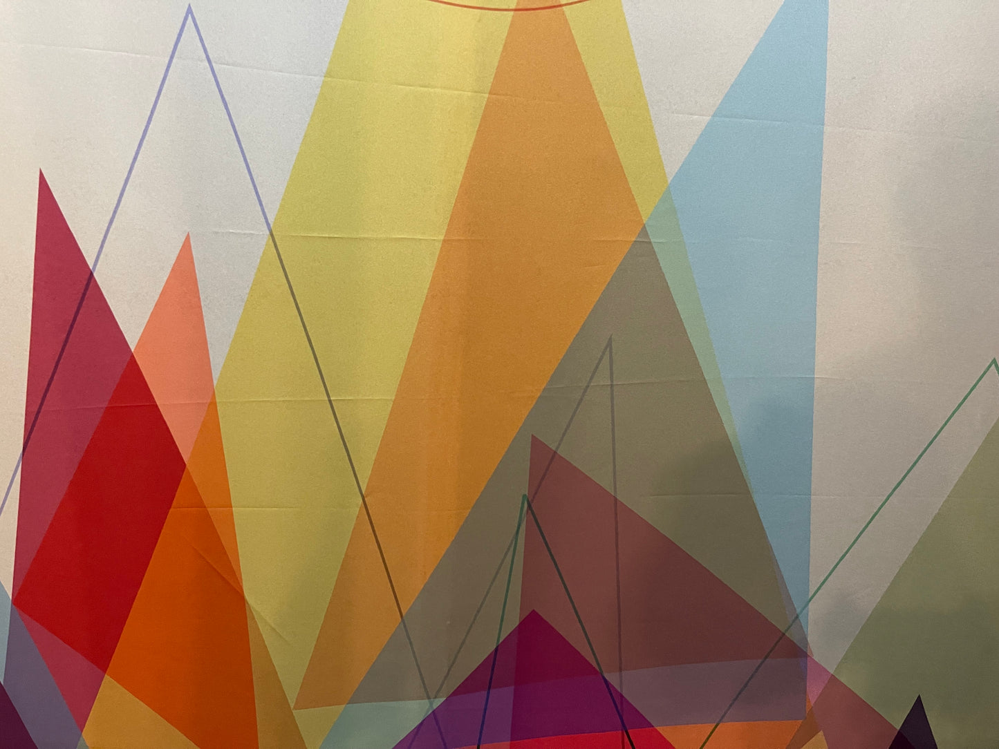 Modern Artwork printed on Fabric