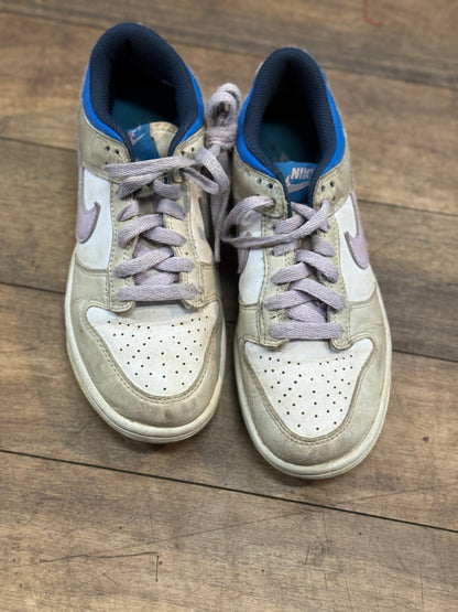 Nike Dunk Low GS 'Khaki Blue Pink' sneakers size 4 Youth