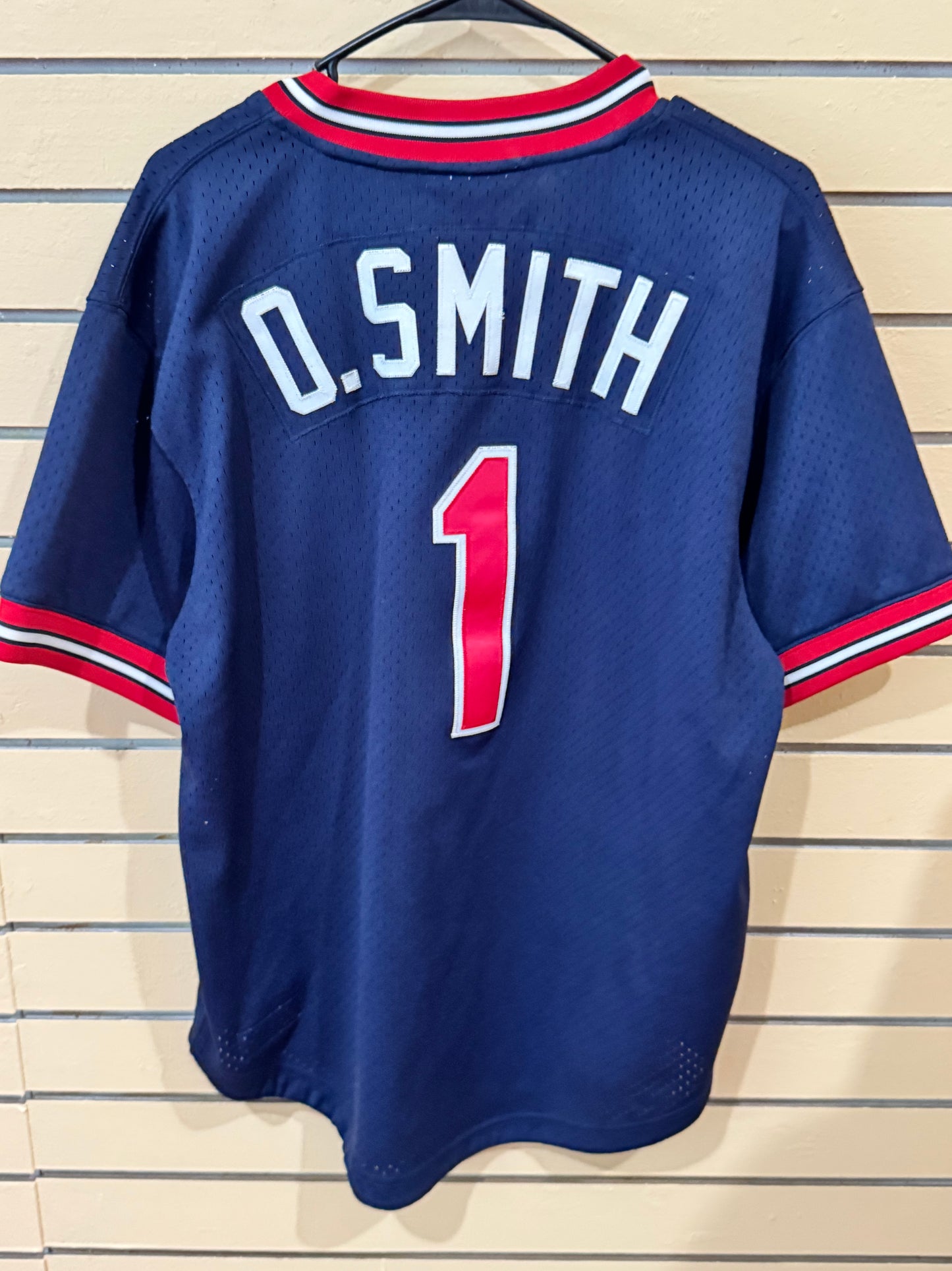 Mitchell & Ness St. Louis Cardinals Ozzie Smith 1994 Mesh Batting Practice Jersey