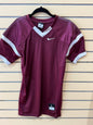 Nike Team Open Field football practice mesh jersey Maroon and white V-neck collar size large