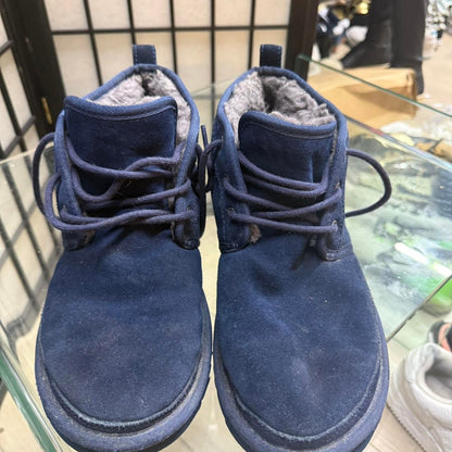 Navy blue suede ugg neumel size 10
